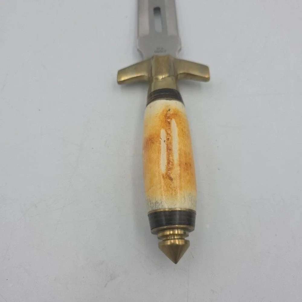 Vintage Dragon Slayer Double Edge Fixed Blade Old Smoky Dagger Pakistan